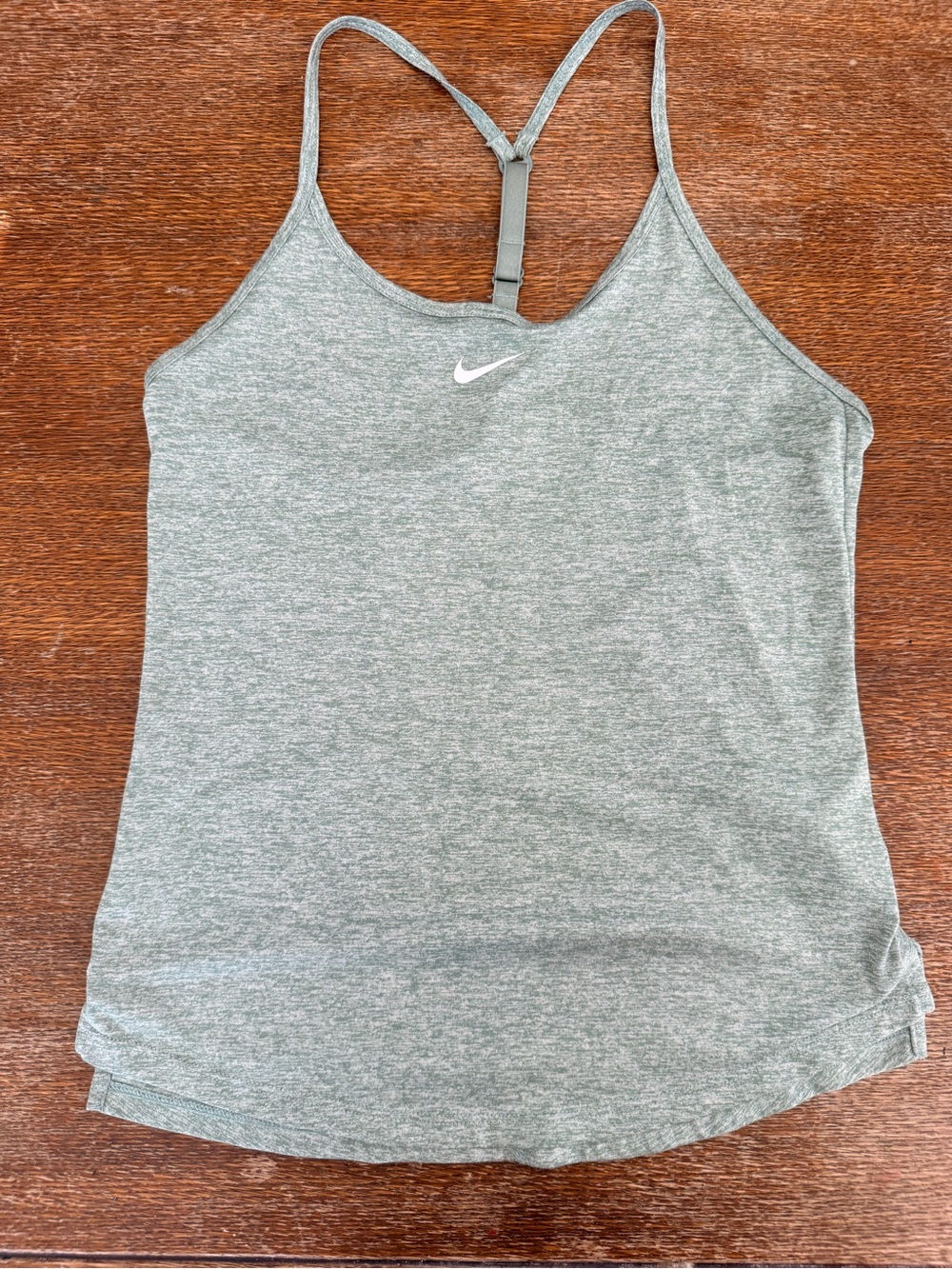 Nike Women's Heather Gray Racerback Tank Top